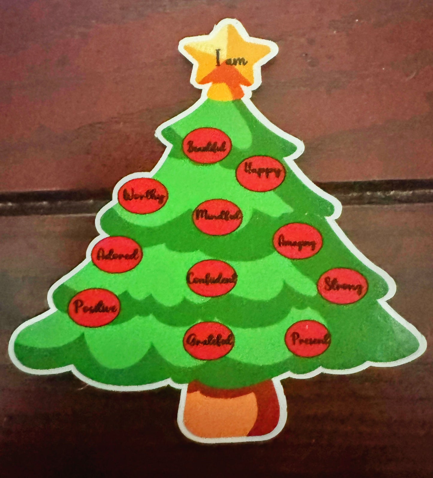 Christmas Tree Sticker