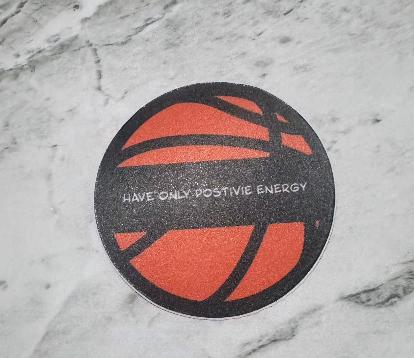 Positive Basketball Sticker