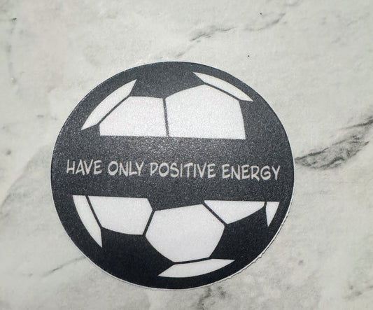 Positive Soccer ball Sticker