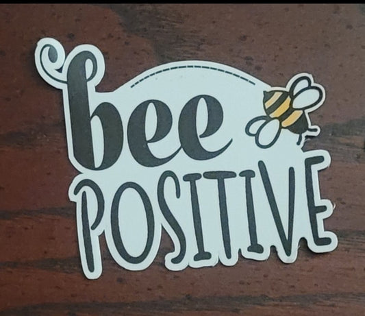 Bee Positive Sticker